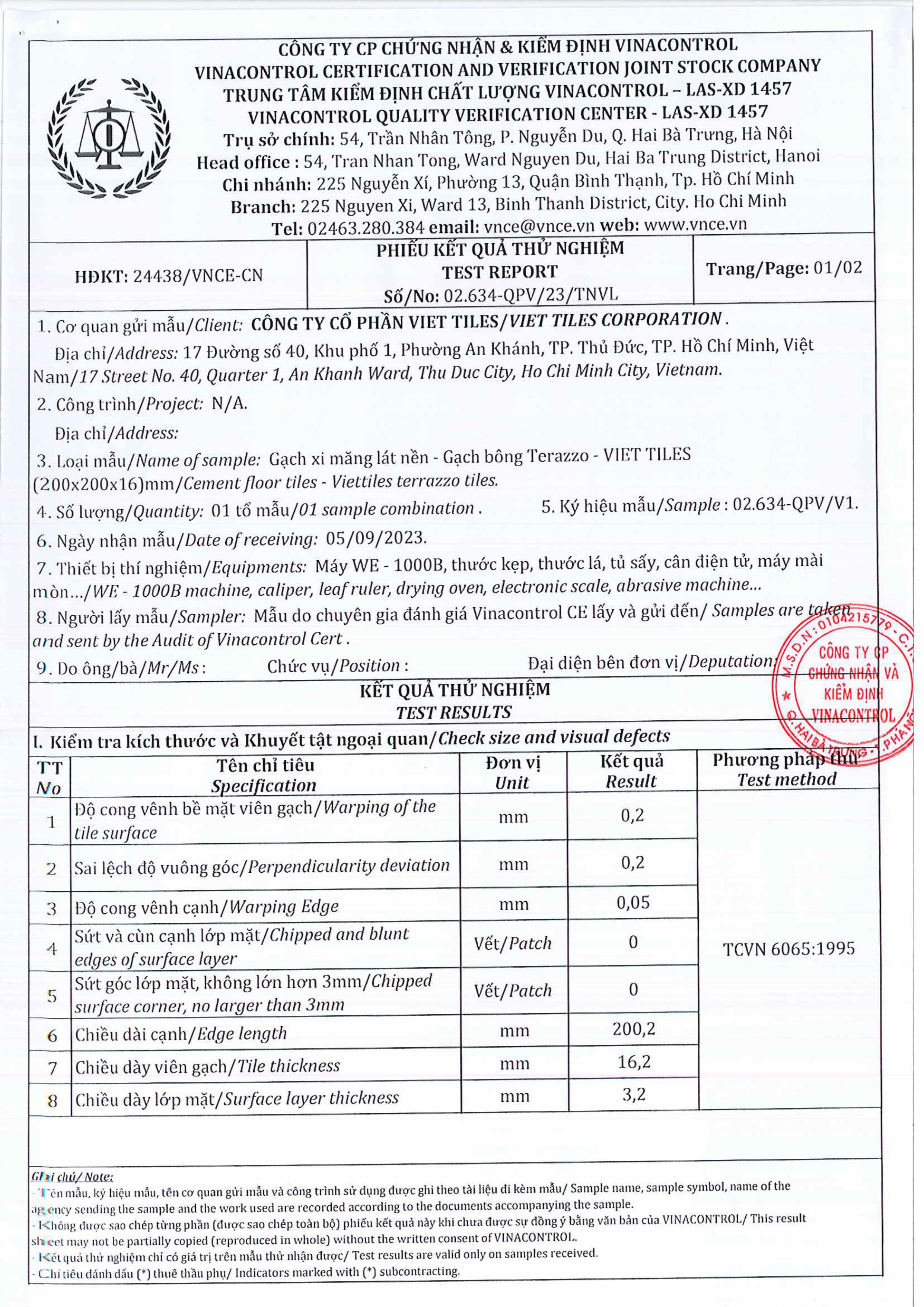 F24.HL.04-Test report-Gạch Terrazo 200x200-2443.VNCE.CN